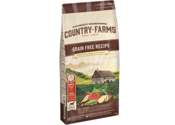 COUNTRY FARMS GRAIN FREE PER CANI ADULTI RICCO IN MANZO DA KG 2,5